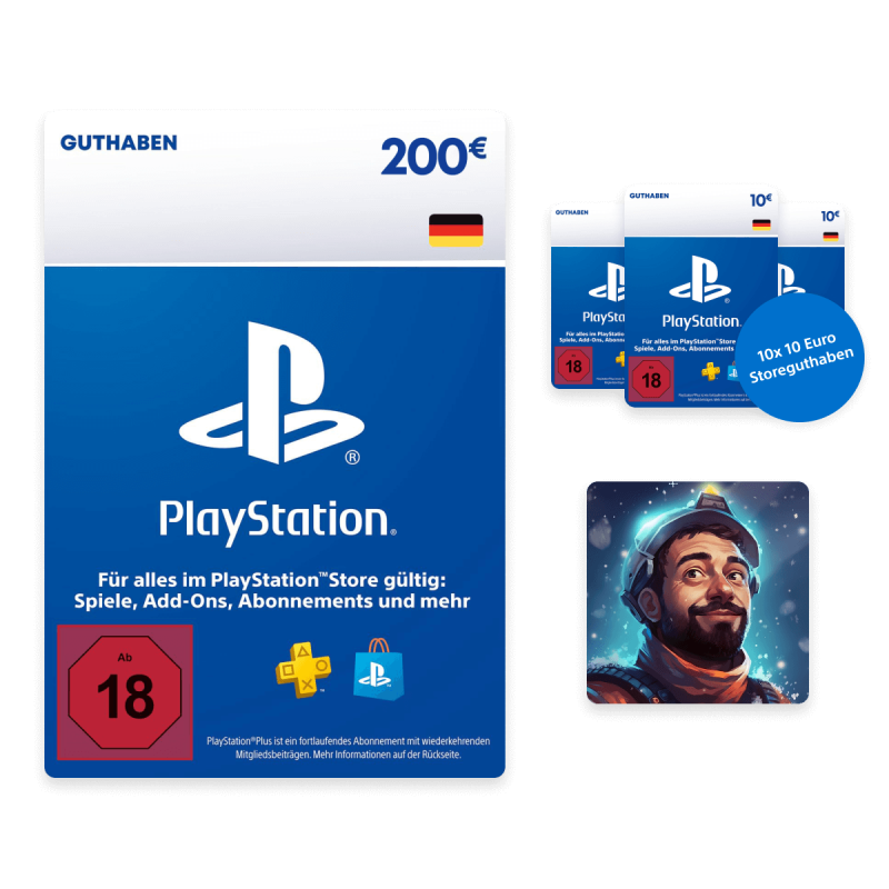 200 € PSN-Voucher